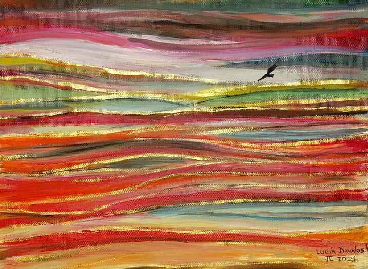 Colores en libertad / Acrylic on fabric