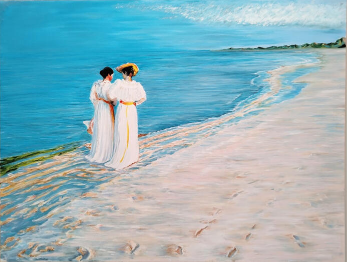 Summer Evening (Referencing Peder Severin Kroyer's work)