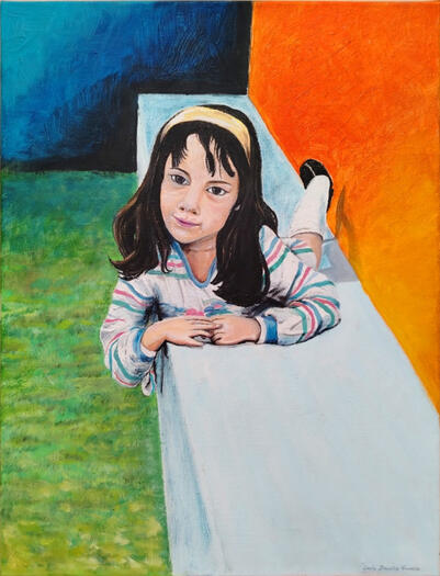 Mi hija Marce / Oil on canvas