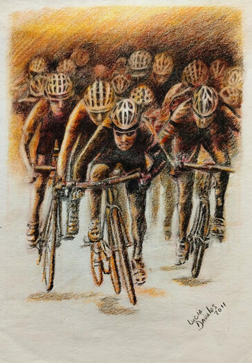 Persiguiendo el triunfo / Sanguine on paper